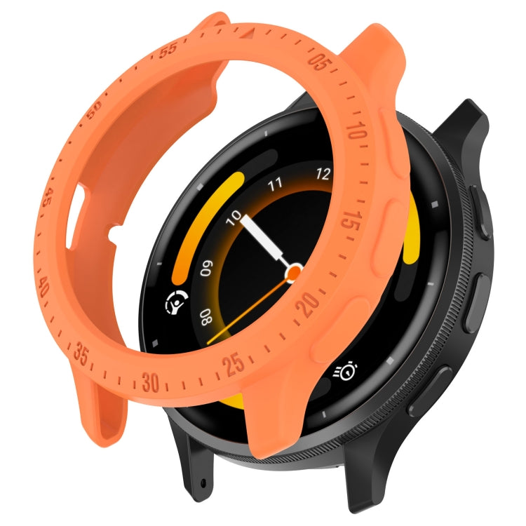 For Garmin Venu 3S Half Pack Hollow TPU Armor Watch Protective Case(Orange) - Watch Cases by buy2fix | Online Shopping UK | buy2fix