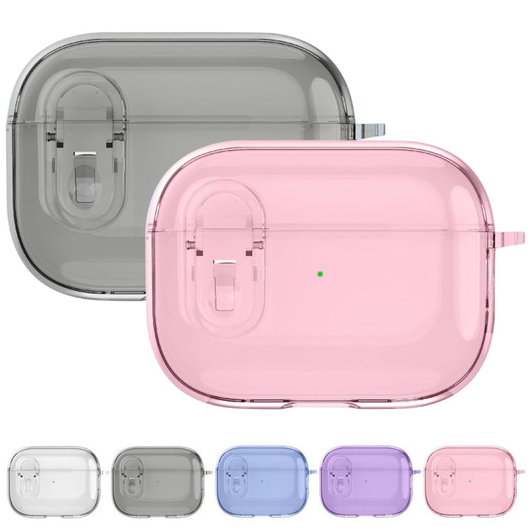 For AirPods Pro Ice Crystals Shockproof Earphone Protective Case(Pink) - For AirPods Pro by buy2fix | Online Shopping UK | buy2fix