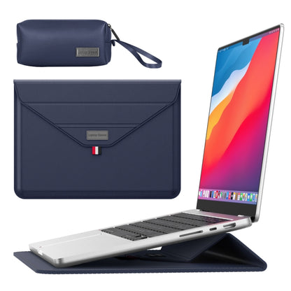 For 13/14 inch Envelope Holder Laptop Sleeve Bag with Accessories Bag(Dark Blue) - Other by buy2fix | Online Shopping UK | buy2fix