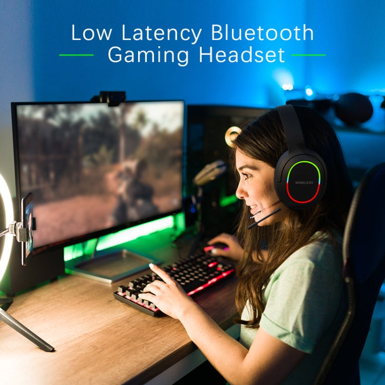 L800 Foldable ENC Noise Reduction Wireless Gaming Headset with Microphone(Khaki) - Headset & Headphone by buy2fix | Online Shopping UK | buy2fix