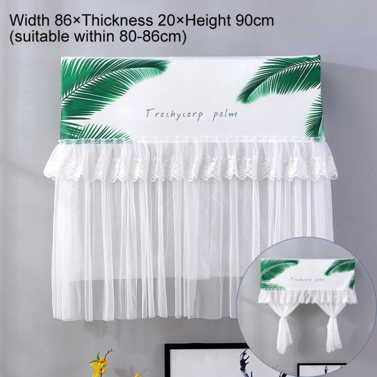 Do Not Take Dust-proof And Anti Direct Blowing Simple Wind Hanging Machine Air Conditioner Moon Cover, Size:Width 80 × Thickness 20 × Height 90cm(Plantain Leaves) - Dust Covers by buy2fix | Online Shopping UK | buy2fix