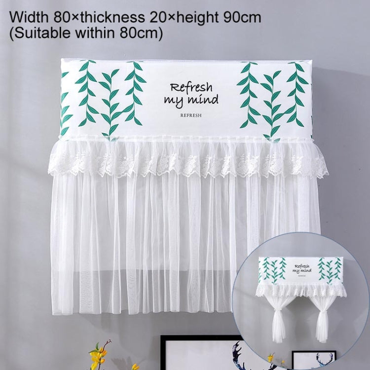 Do Not Take Dust-proof And Anti Direct Blowing Simple Wind Hanging Machine Air Conditioner Moon Cover, Size:Width 80 × Thickness 20 × Height 90cm(Cane Vine) - Dust Covers by buy2fix | Online Shopping UK | buy2fix