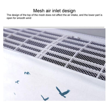 Do Not Take Dust-proof And Anti Direct Blowing Simple Wind Hanging Machine Air Conditioner Moon Cover, Size:Width 80 × Thickness 20 × Height 90cm(Cane Vine) - Dust Covers by buy2fix | Online Shopping UK | buy2fix