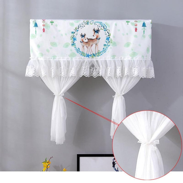 Do Not Take Dust-proof And Anti Direct Blowing Simple Wind Hanging Machine Air Conditioner Moon Cover, Size:Width 86 × Thickness 20 × Height 90cm(Striped Deer) - Dust Covers by buy2fix | Online Shopping UK | buy2fix