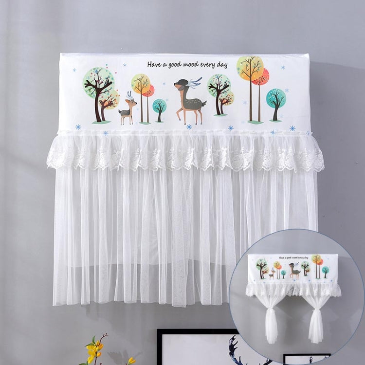 Do Not Take Dust-proof And Anti Direct Blowing Simple Wind Hanging Machine Air Conditioner Moon Cover, Size:Width 92 × Thickness 20 × Height 90cm(Cartoon Deer) - Dust Covers by buy2fix | Online Shopping UK | buy2fix