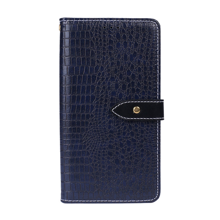 For DOOGEE X95 idewei Crocodile Texture Horizontal Flip Leather Case with Holder & Card Slots & Wallet(Dark Blue) - More Brand by buy2fix | Online Shopping UK | buy2fix