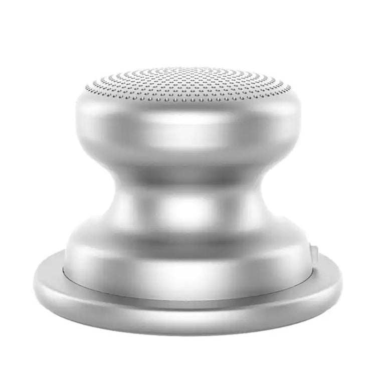 EWA A117 Portable Mini Magnetic Phone Holder Bluetooth Metal Speaker(Silver) - Mini Speaker by EWA | Online Shopping UK | buy2fix