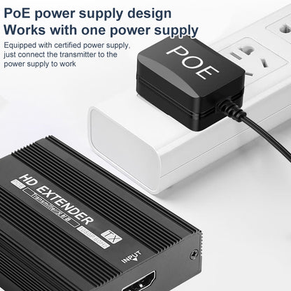 Measy ET1815 HDMI Extender Transmitter and Receiver Converter, Transmission Distance: 150m, Plug:US - Amplifier by Measy | Online Shopping UK | buy2fix