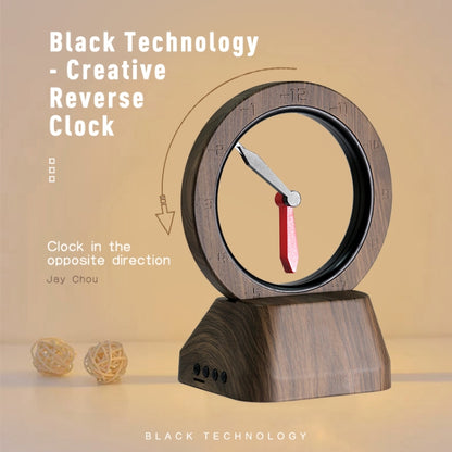 TK11 Suspended Retro Clock Bluetooth Wireless Speaker(Oak) - Desktop Speaker by buy2fix | Online Shopping UK | buy2fix