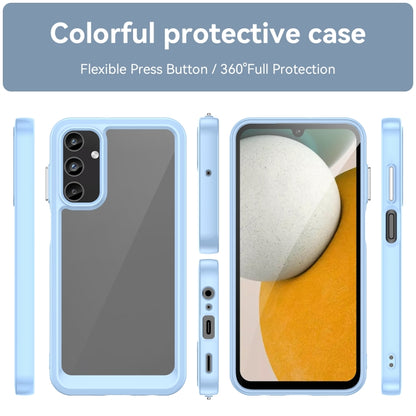 For Samsung Galaxy A05s Colorful Series Acrylic Hybrid TPU Phone Case(Blue) - Galaxy Phone Cases by buy2fix | Online Shopping UK | buy2fix