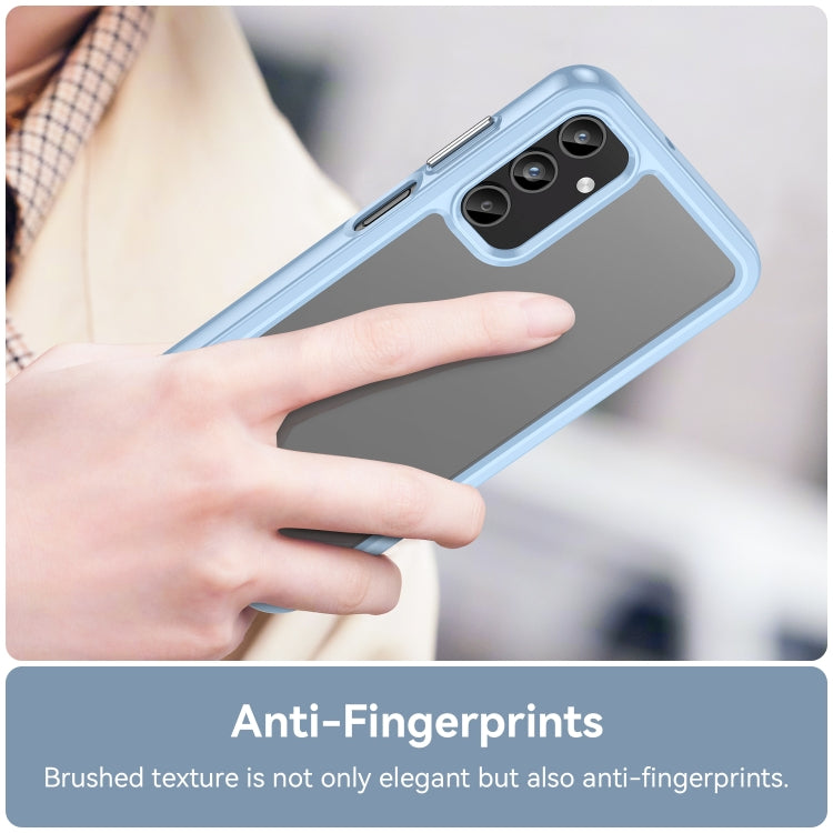 For Samsung Galaxy A05s Colorful Series Acrylic Hybrid TPU Phone Case(Blue) - Galaxy Phone Cases by buy2fix | Online Shopping UK | buy2fix