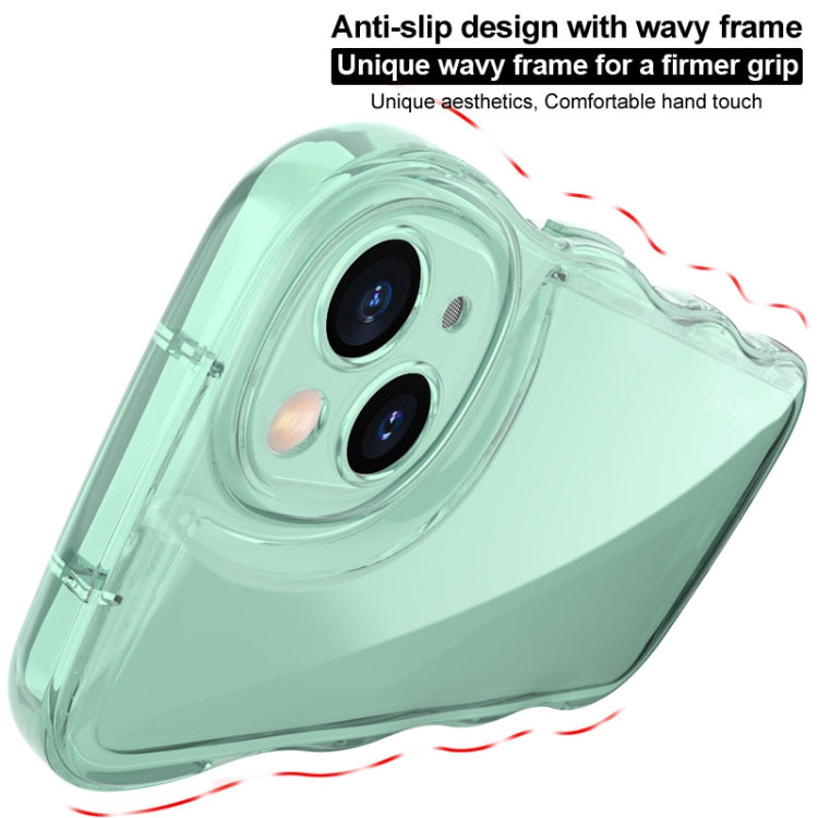 For iPhone 15 Pro IMAK Wave Bubble Soft Shockproof Phone Case(Transparent) - iPhone 15 Pro Cases by imak | Online Shopping UK | buy2fix