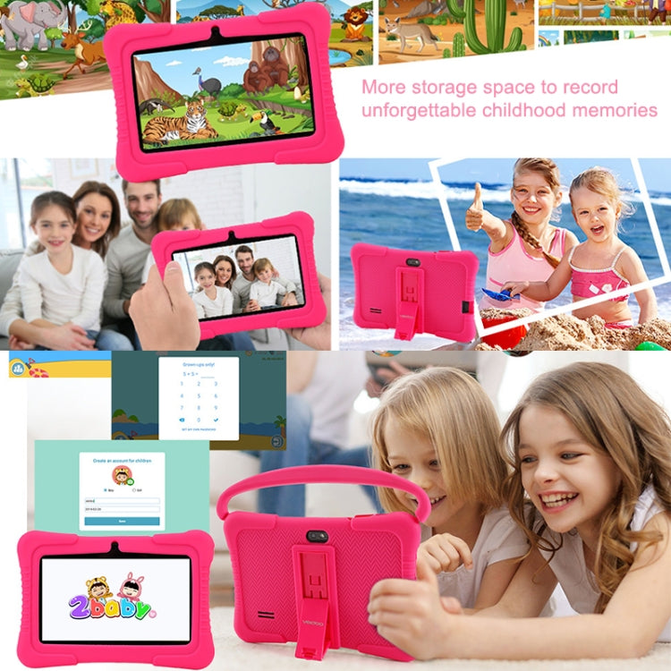 V88 Portable Kid Tablet 7 inch,  2GB+32GB, Android 10 Allwinner A100 Quad Core CPU Support Parental Control Google Play(Pink) -  by buy2fix | Online Shopping UK | buy2fix