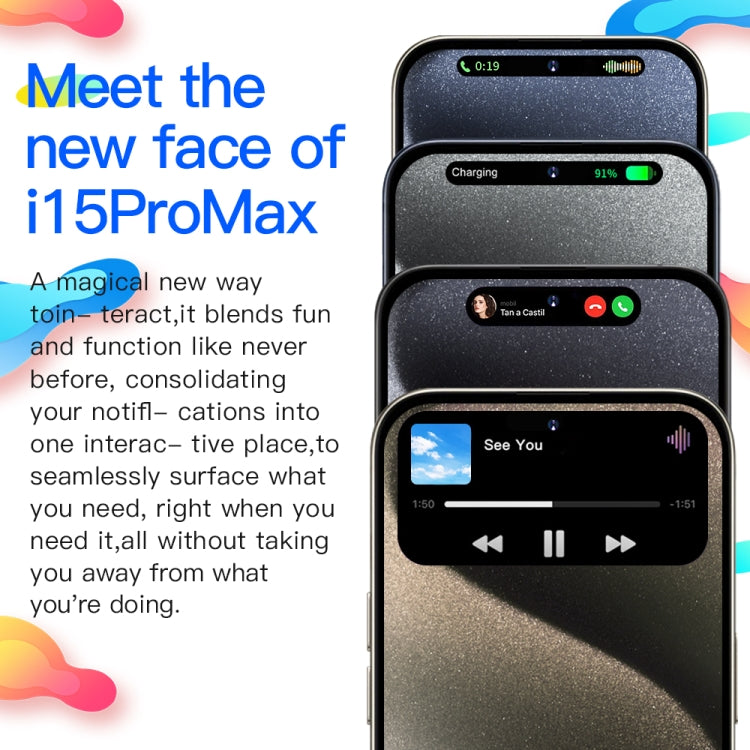 i15ProMax / U18, 3GB+32GB, 6.53 inch Face Identification Android 8.1 MTK6737 Quad Core, Network: 4G, OTG, Dual SIM(Blue) -  by buy2fix | Online Shopping UK | buy2fix