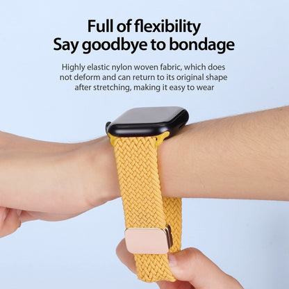 For Apple Watch Series 10 46mm DUX DUCIS Mixture Pro Series Magnetic Buckle Nylon Braid Watch Band(Sunny Color) - Watch Bands by DUX DUCIS | Online Shopping UK | buy2fix