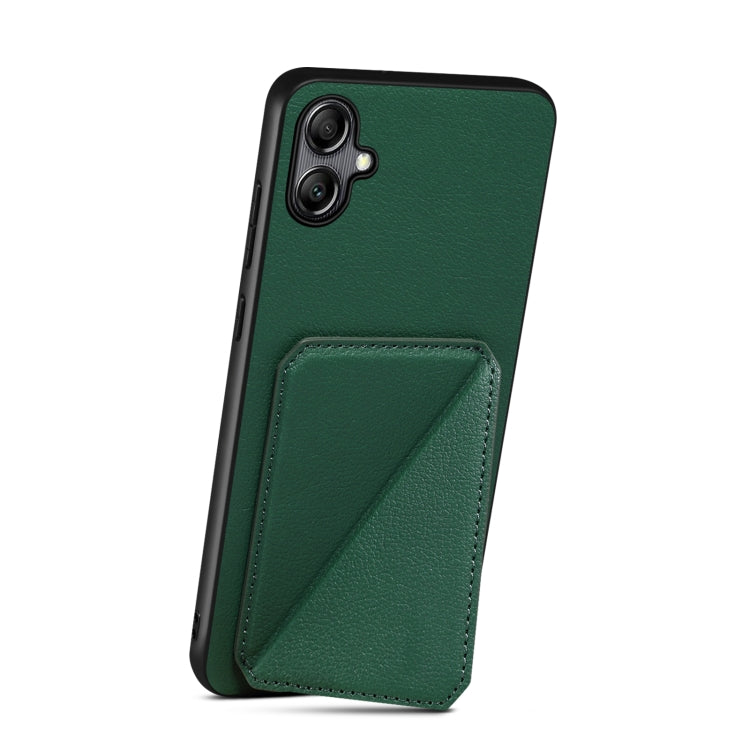 For Samsung Galaxy A51 5G Denior Imitation Calf Leather Back Phone Case with Holder(Green) - Galaxy Phone Cases by Denior | Online Shopping UK | buy2fix