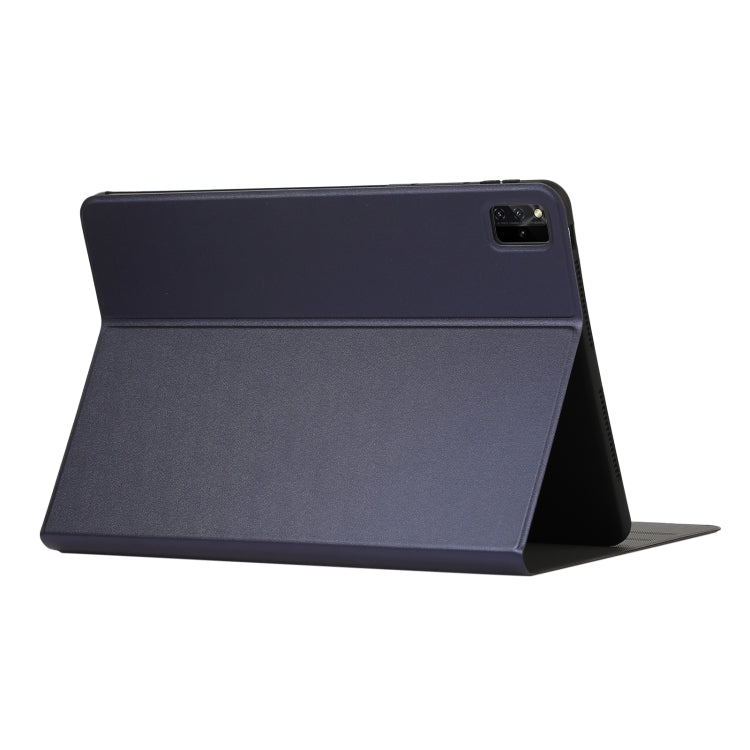 For Lenovo Tab M11 / Xiaoxin Pad 11 2024 Voltage Elastic Texture Flip Tablet Leather Case(Dark Blue) - Lenovo by buy2fix | Online Shopping UK | buy2fix