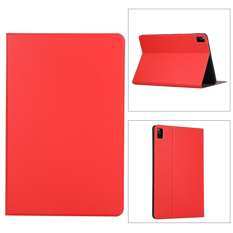 For Lenovo Tab M11 / Xiaoxin Pad 11 2024 Voltage Elastic Texture Flip Tablet Leather Case(Red) - Lenovo by buy2fix | Online Shopping UK | buy2fix