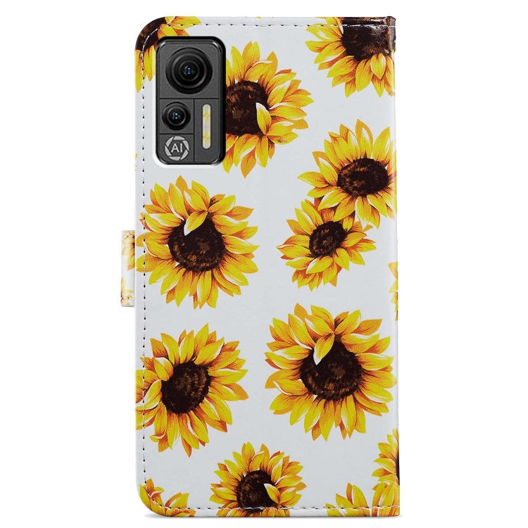 For Ulefone Note 14 Painted Pattern Horizontal Flip Leather Phone Case(Sunflower) - Ulefone Cases by buy2fix | Online Shopping UK | buy2fix