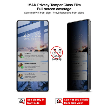 For Meizu 21 Pro 5G imak HD Full Screen Anti-spy Tempered Glass Protective Film - For Meizu by imak | Online Shopping UK | buy2fix