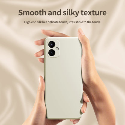 For Samsung Galaxy A05 Imitation Liquid Silicone Phone Case(White) - Galaxy Phone Cases by buy2fix | Online Shopping UK | buy2fix