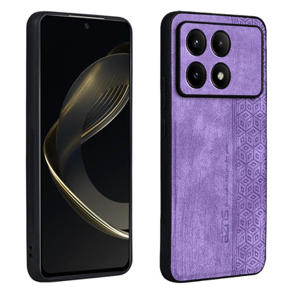 For Xiaomi Redmi K70 AZNS 3D Embossed Skin Feel Phone Case(Purple) - Xiaomi Cases by AZNS | Online Shopping UK | buy2fix