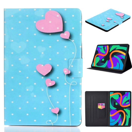 For Lenovo Tab M11/ Xiaoxin Pad 11 2024 Voltage Coloured Drawing Smart Leather Tablet Case(Love Balloons) - Lenovo by buy2fix | Online Shopping UK | buy2fix