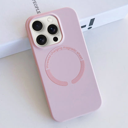 For iPhone 15 Pro MagSafe Magnetic Liquid Silicone Phone Case(Pink) - iPhone 15 Pro Cases by buy2fix | Online Shopping UK | buy2fix