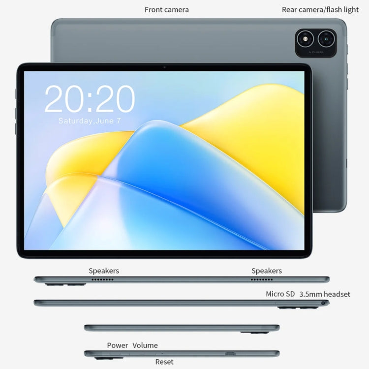 Teclast P40HD 4G LTE Tablet PC 10.1 inch, 8GB+128GB,  Android 13 Unisoc T606 Octa Core, Support Dual SIM - TECLAST by TECLAST | Online Shopping UK | buy2fix