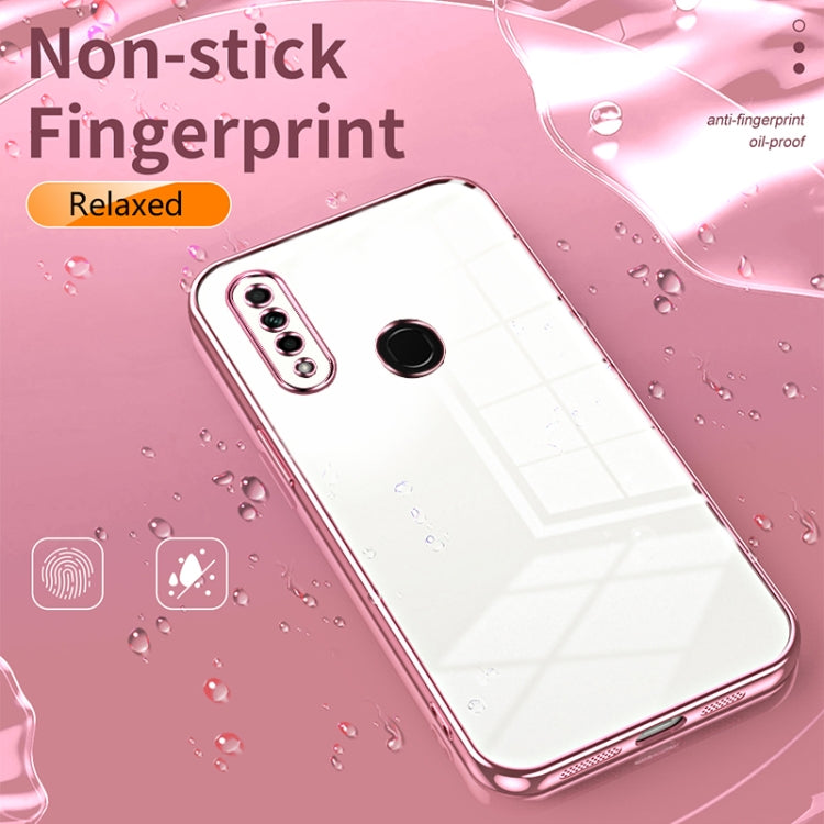 For OPPO A8 / A31 2020 Transparent Plating Fine Hole Phone Case(Green) - OPPO Cases by buy2fix | Online Shopping UK | buy2fix