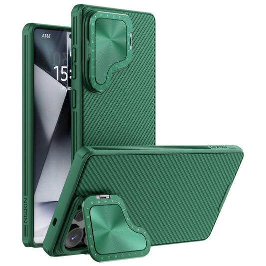 For Samsung Galaxy S25 Ultra 5G NILLKIN CamShield Prop PC Phone Case(Green) - Galaxy S25 Ultra 5G Cases by NILLKIN | Online Shopping UK | buy2fix