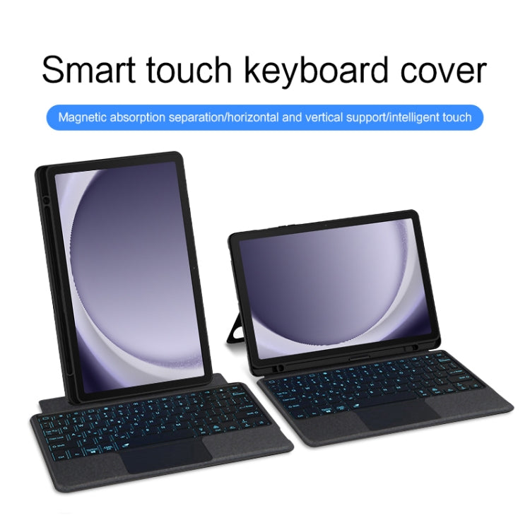 For Samsung Galaxy Tab A9+ X210 YJ-A9+ Split Bluetooth Keyboard Leather Tablet Case - Samsung Keyboard by buy2fix | Online Shopping UK | buy2fix