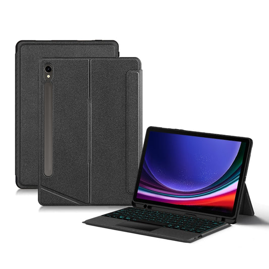 For Samsung Galaxy Tab S9 / S9 FE YJ-S9 Split Bluetooth Keyboard Leather Tablet Case - Samsung Keyboard by buy2fix | Online Shopping UK | buy2fix