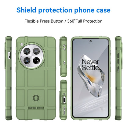 For OnePlus 12 Full Coverage Shockproof TPU Phone Case(Green) - OnePlus Cases by buy2fix | Online Shopping UK | buy2fix