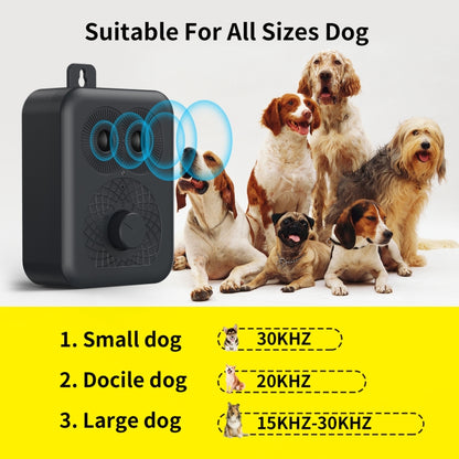 N20 Portable Fully Automatic Ultrasonic Dog Training Device(Black) - Training Aids by buy2fix | Online Shopping UK | buy2fix