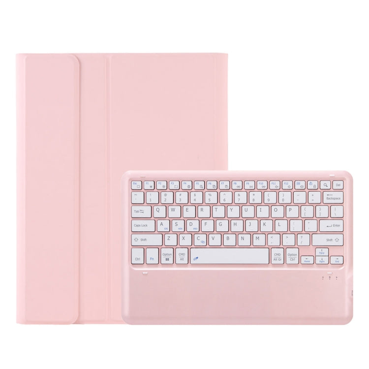 For Honor Pad 9 AH19 TPU Ultra-thin Detachable Bluetooth Keyboard Tablet Leather Case(Pink) - Huawei Keyboard by buy2fix | Online Shopping UK | buy2fix