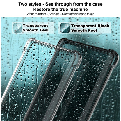 For Realme V50 5G / V50S 5G imak Shockproof Airbag TPU Phone Case(Transparent Black) - Realme Cases by imak | Online Shopping UK | buy2fix