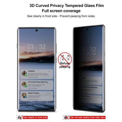 For OPPO Find X7 Ultra 5G imak 3D Curved HD Full Screen Anti-spy Tempered Glass Protective Film - OPPO Tempered Glass by imak | Online Shopping UK | buy2fix