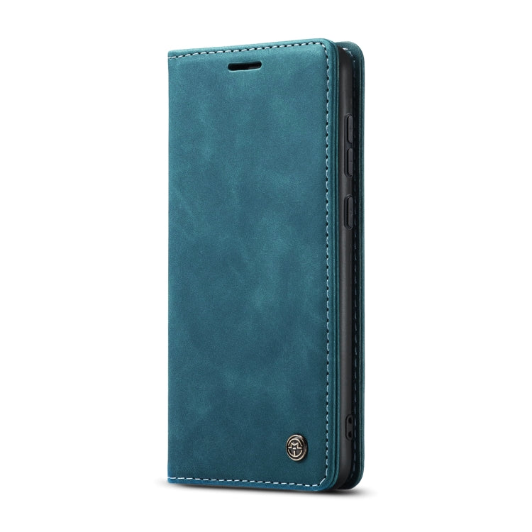 For OnePlus 12 CaseMe 013 Retro Frosted Flip Leather Phone Case(Blue) - OnePlus Cases by CaseMe | Online Shopping UK | buy2fix