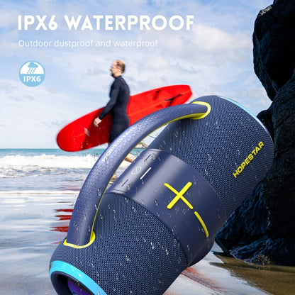 HOPESTAR H68 50W Outdoor Portable Waterproof Dazzling Bluetooth Speaker(Beige) - Waterproof Speaker by HOPESTAR | Online Shopping UK | buy2fix