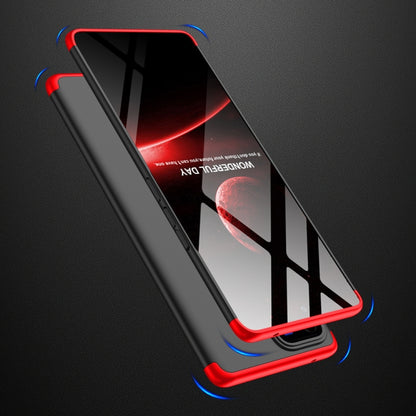 For vivo V30 /V30 Pro 5G GKK Three Stage Splicing Full Coverage PC Phone Case(Black Red) - vivo Cases by GKK | Online Shopping UK | buy2fix