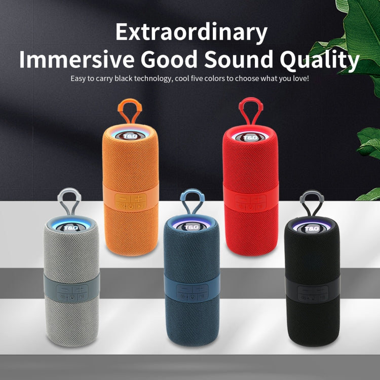 T&G TG-671 Portable Wireless 3D Stereo Subwoofer Speaker with FM/USB/LED(Black) - Desktop Speaker by T&G | Online Shopping UK | buy2fix