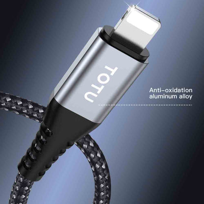 TOTU CB-5-PD 27W USB-C/Type-C to 8 Pin Data Cable, Length: 1m(Grey) - 2 in 1 Cable by TOTUDESIGN | Online Shopping UK | buy2fix