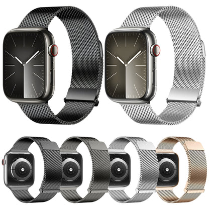 For Apple Watch Series 2 42mm DUX DUCIS Milanese Pro Series Stainless Steel Watch Band(Silver) - Watch Bands by DUX DUCIS | Online Shopping UK | buy2fix