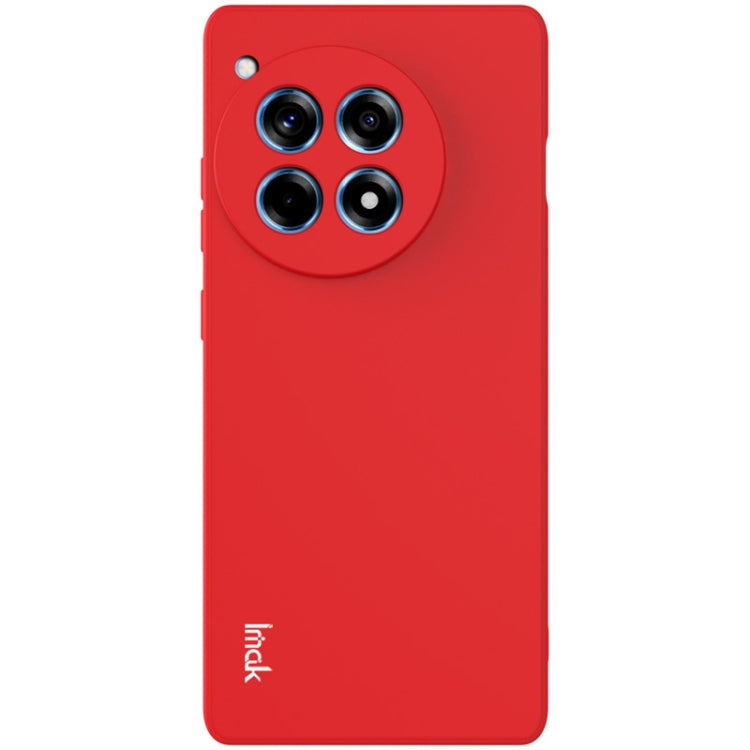 For OnePlus 12R 5G/Ace 3 5G imak UC-4 Series Straight Edge TPU Phone Case(Red) - OnePlus Cases by imak | Online Shopping UK | buy2fix