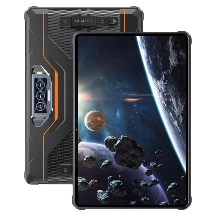 OUKITEL RT8 4G Network IP68/IP69K Rugged Tablet, 6GB+256GB, 11 inch Android 13 MediaTek Helio G99 Quad Core Support Dual SIM, EU Plug(Orange) - Other by OUKITEL | Online Shopping UK | buy2fix