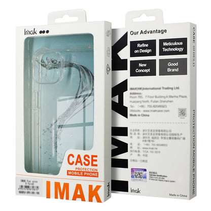 For vivo Y200e 5G Global / Y100 5G IDN imak Shockproof Airbag TPU Phone Case(Transparent) - vivo Tempered Glass by imak | Online Shopping UK | buy2fix