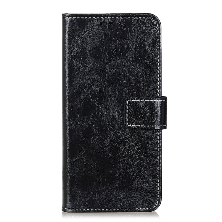 For Google Pixel 9 Retro Crazy Horse Texture Flip Leather Phone Case(Black) - Google Cases by buy2fix | Online Shopping UK | buy2fix