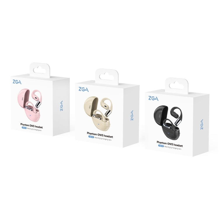 ZGA GS13 Phantom Open Wireless Bluetooth Earphone(Pink) - Bluetooth Earphone by ZGA | Online Shopping UK | buy2fix