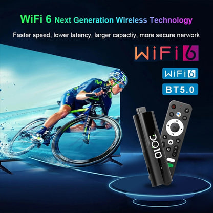 LEMFO DQ10 Allwinner H618 Quad Core ARM Cortex A53 8K HD Android TV Stick, RAM:4GB+32GB(AU Plug) - Android TV Sticks by LEMFO | Online Shopping UK | buy2fix